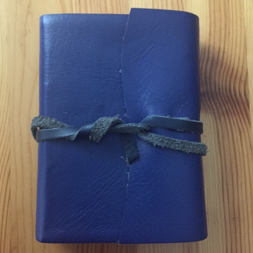 Leather Cotton Rag Travelers Journal Notebook